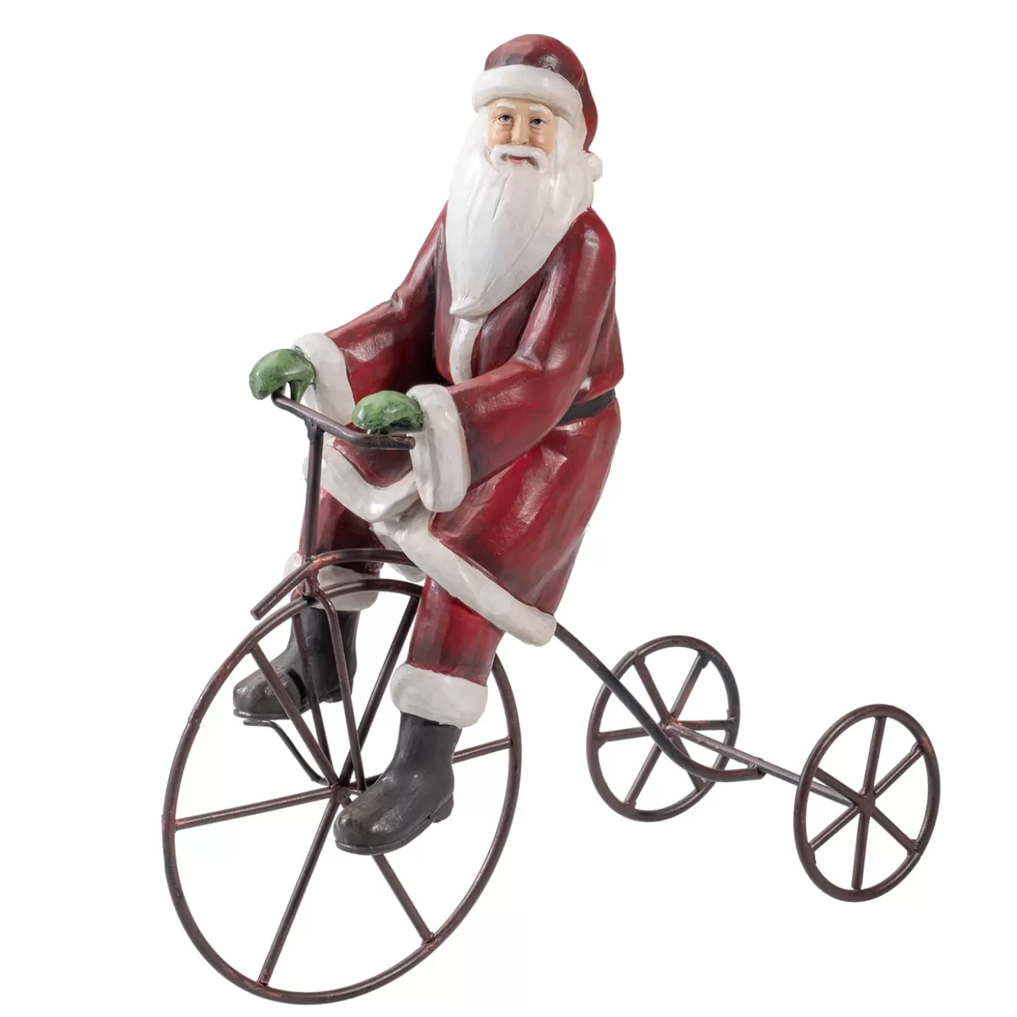 * Decorative Figurines>Santa On Tricycle