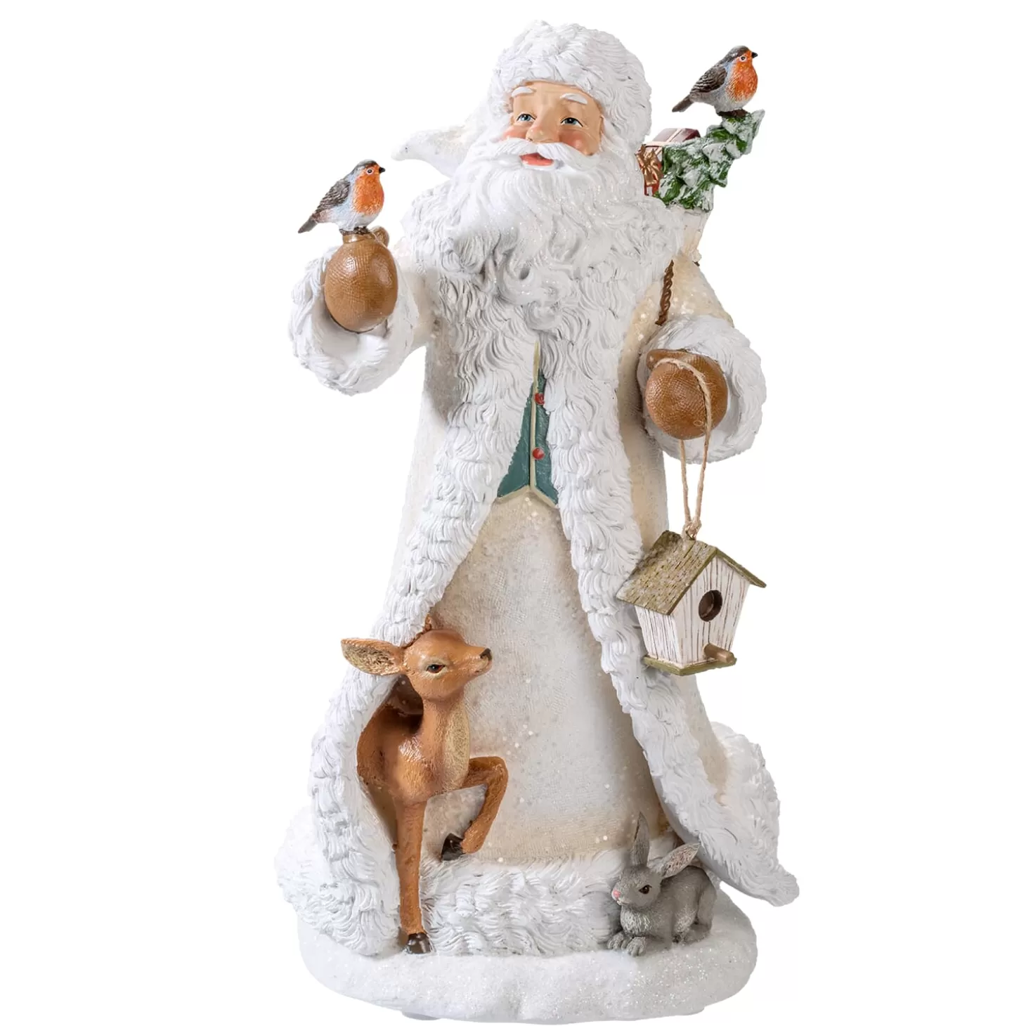 * Decorative Figurines>Santa With Animals