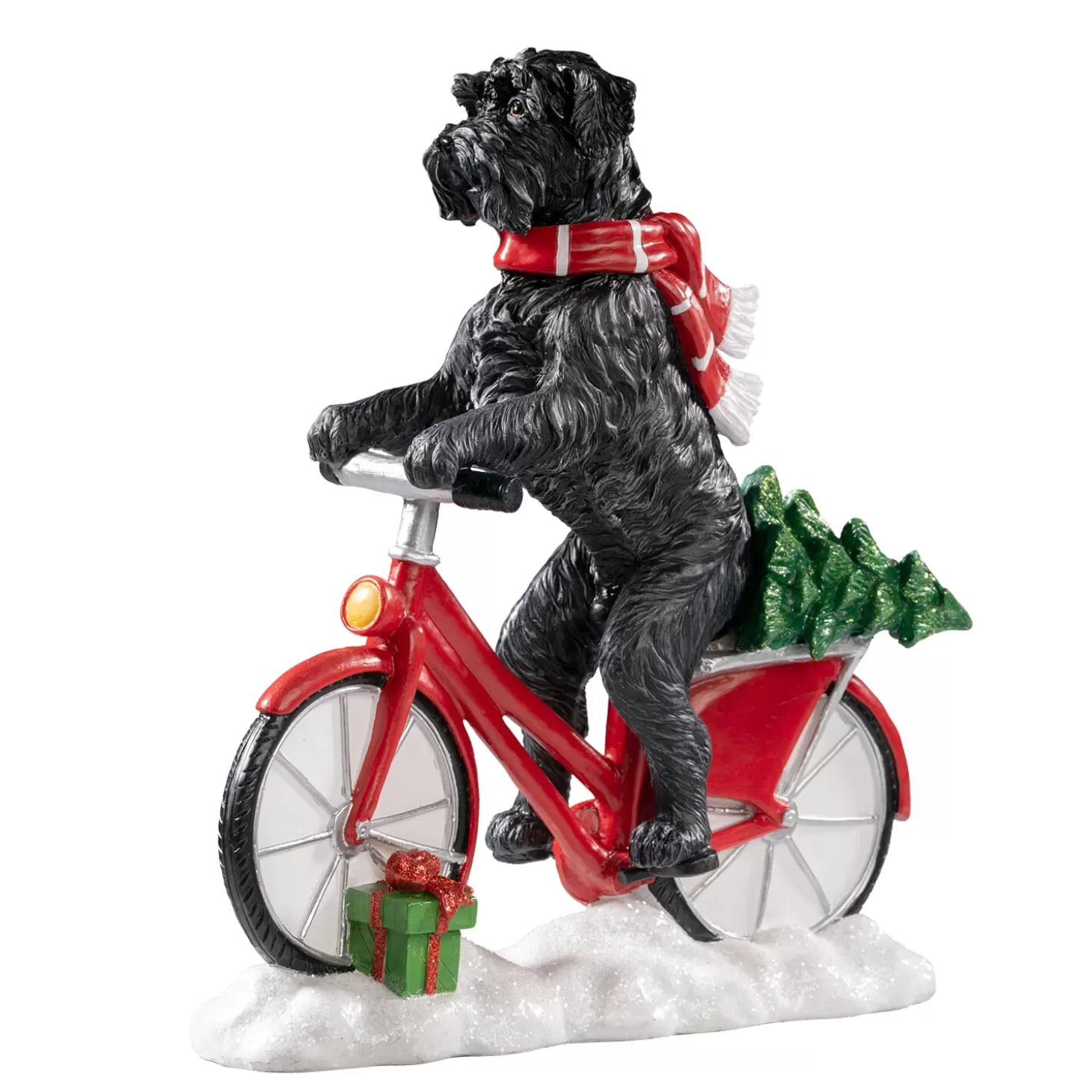 * Decorative Figurines>Schnauzer On Bike