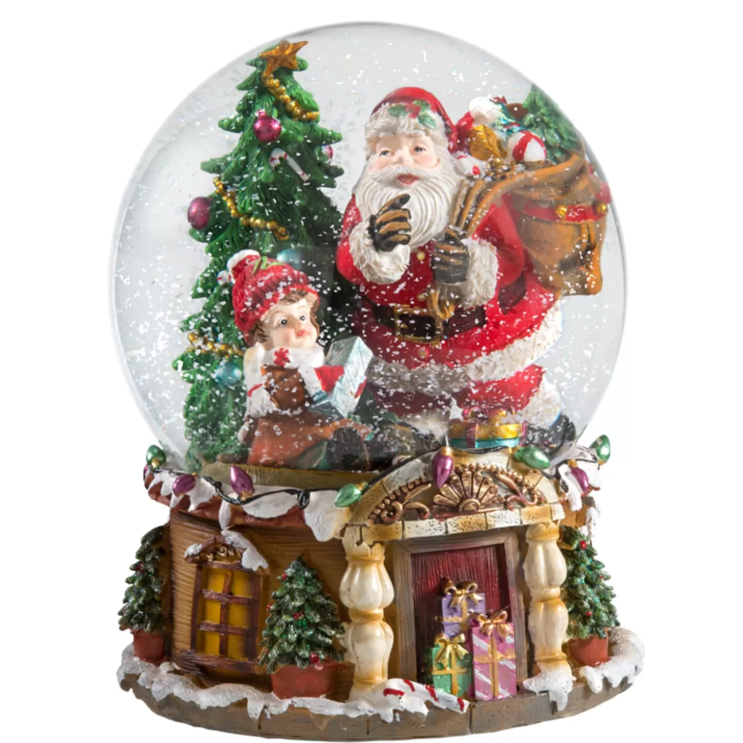 * Snow Globes>Snow Globe "Gift Giving"