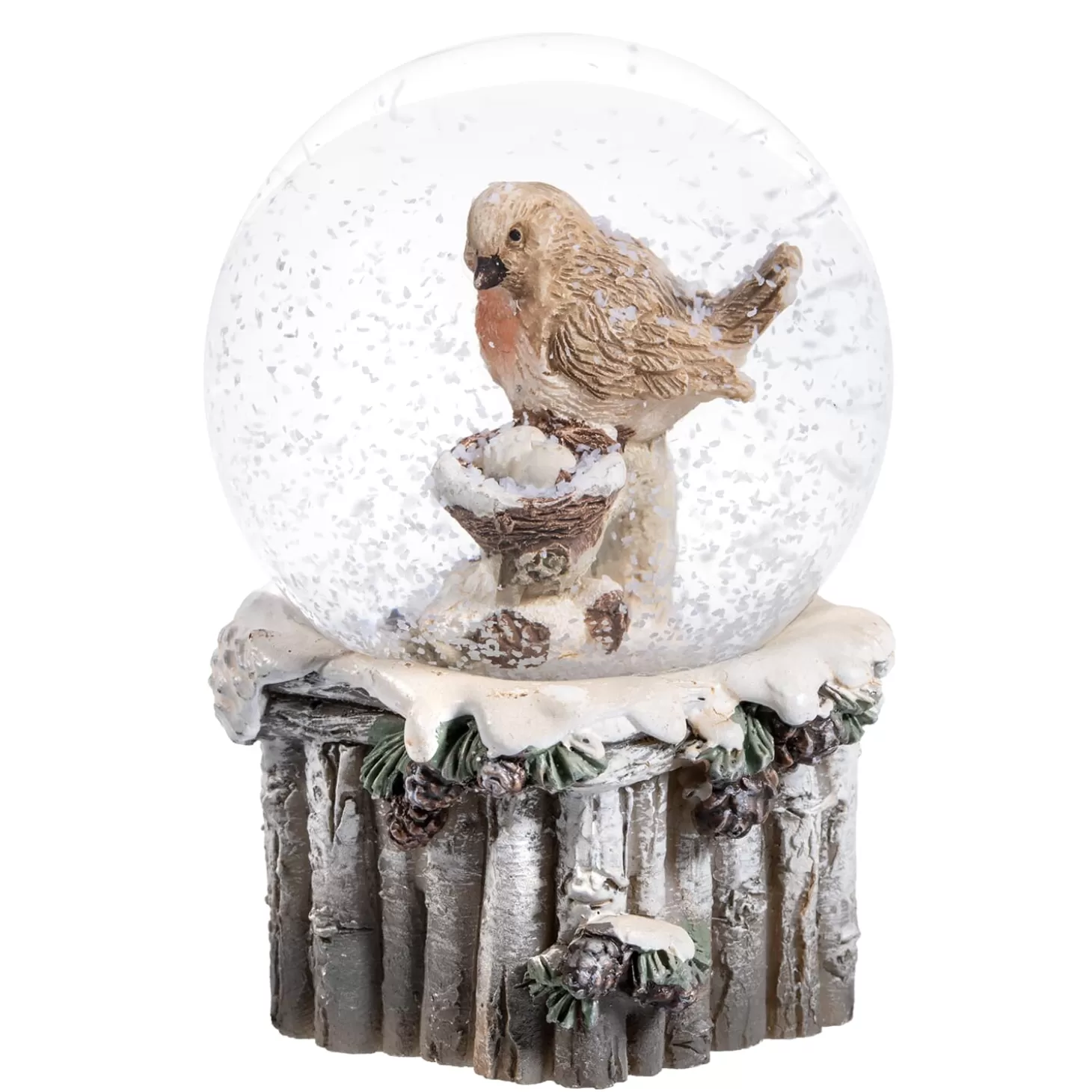 * Snow Globes>Snow Globe "Robin"