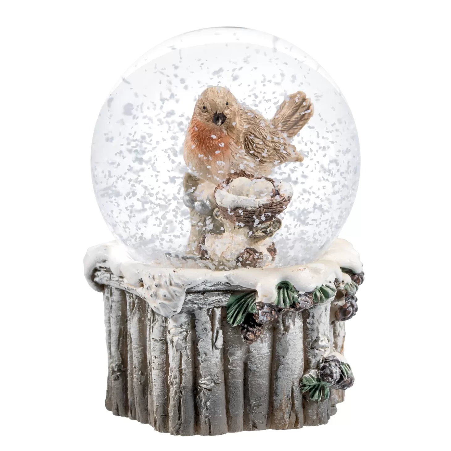 * Snow Globes>Snow Globe "Robin"