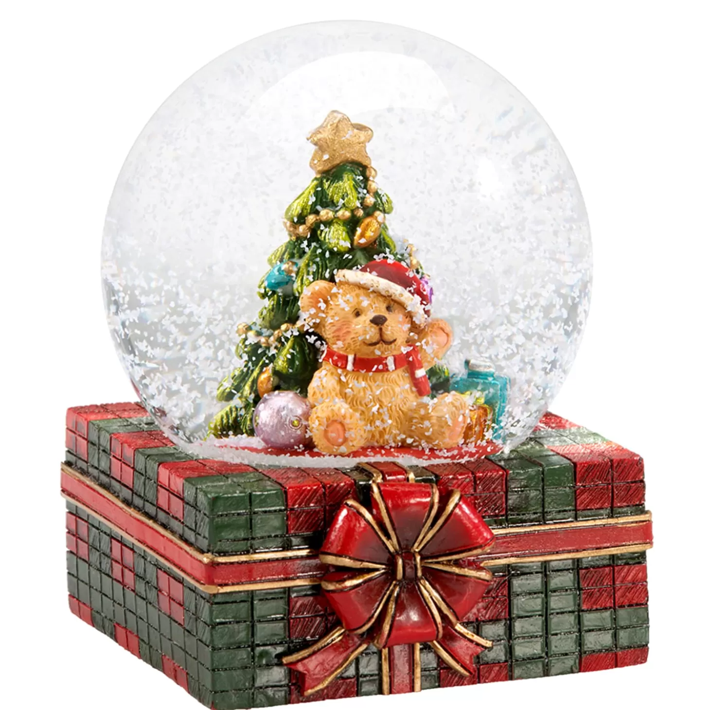 * Snow Globes>Snow Globe "Teddy's Surprise"