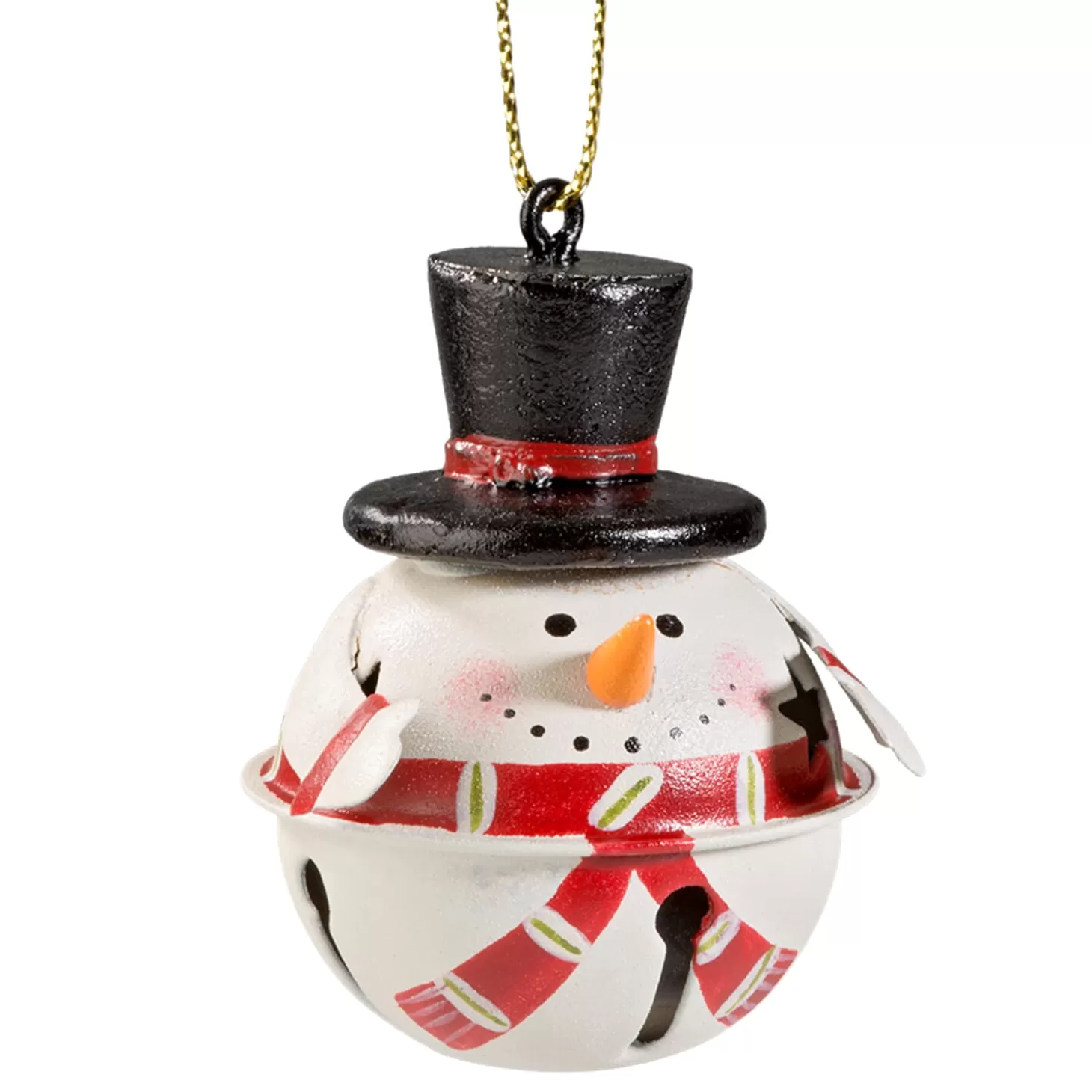 * Metal Tree Decorations>Snowman Bell