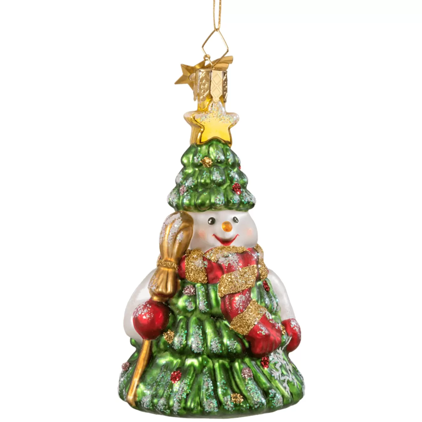 Poesie in Glas Glass Tree Decorations>Snowman Tree