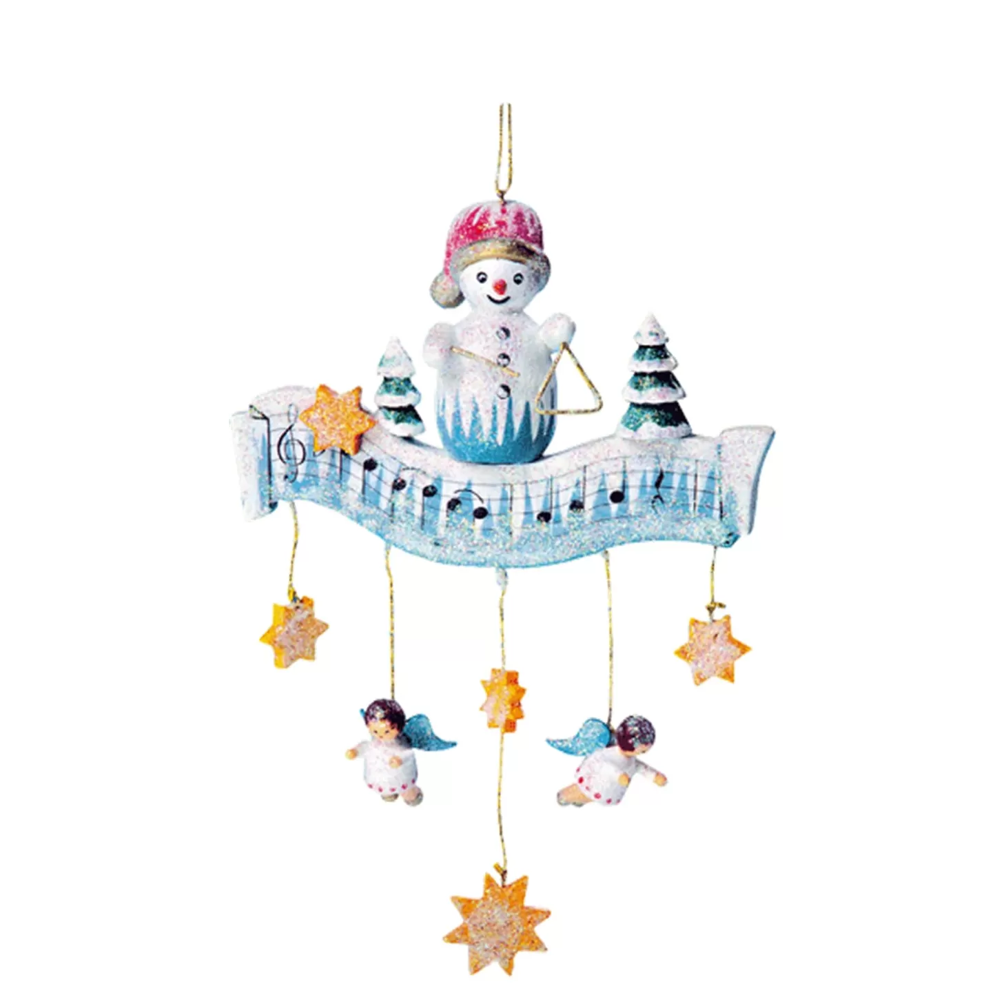 * Wood Tree Decorations>Snowman's Medley
