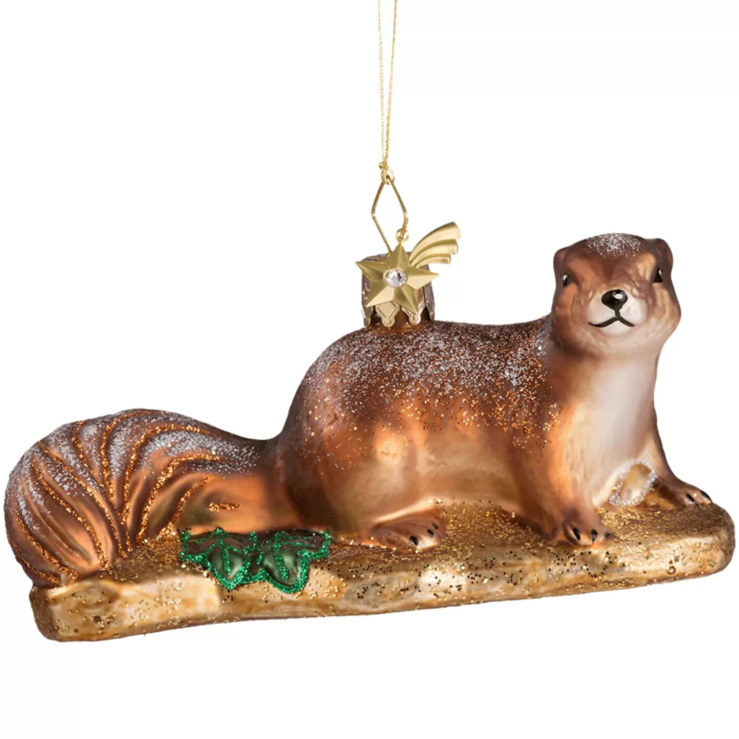 Poesie in Glas Glass Tree Decorations>Squirrel