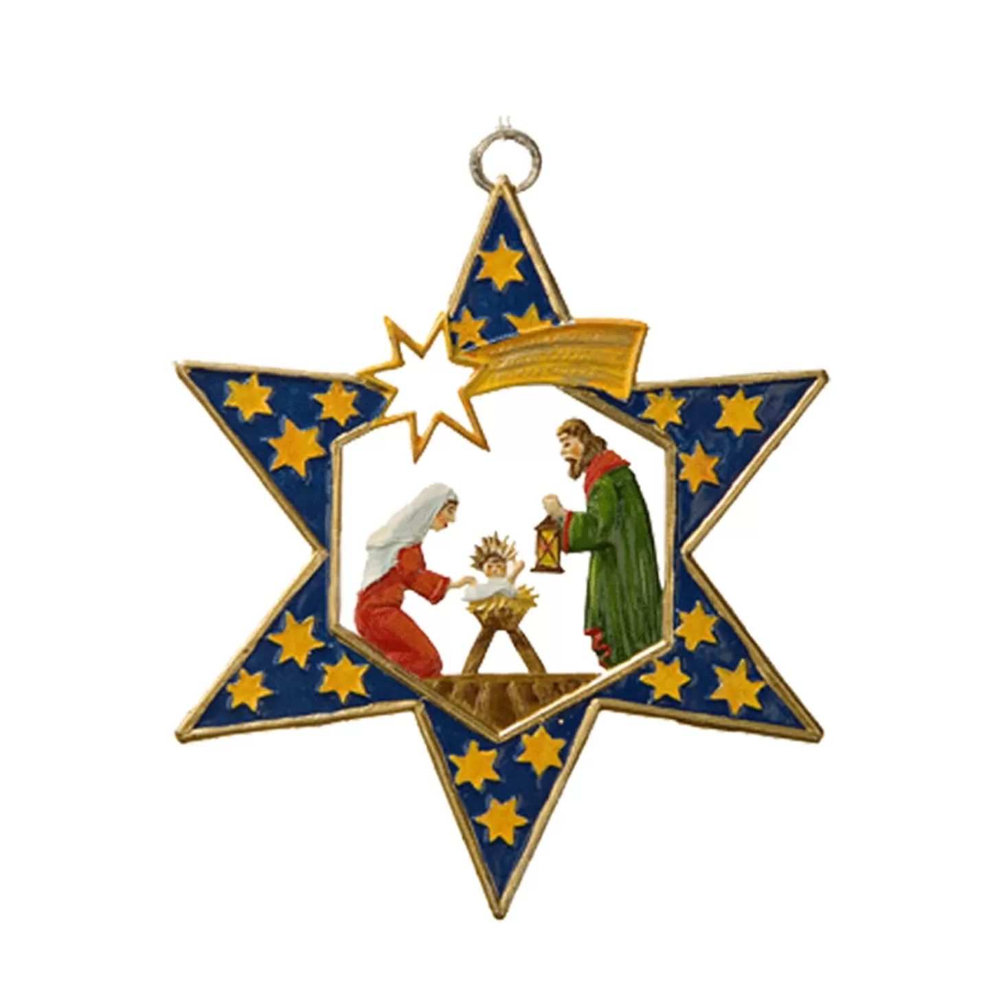 * Pewter Tree Decorations>Star
