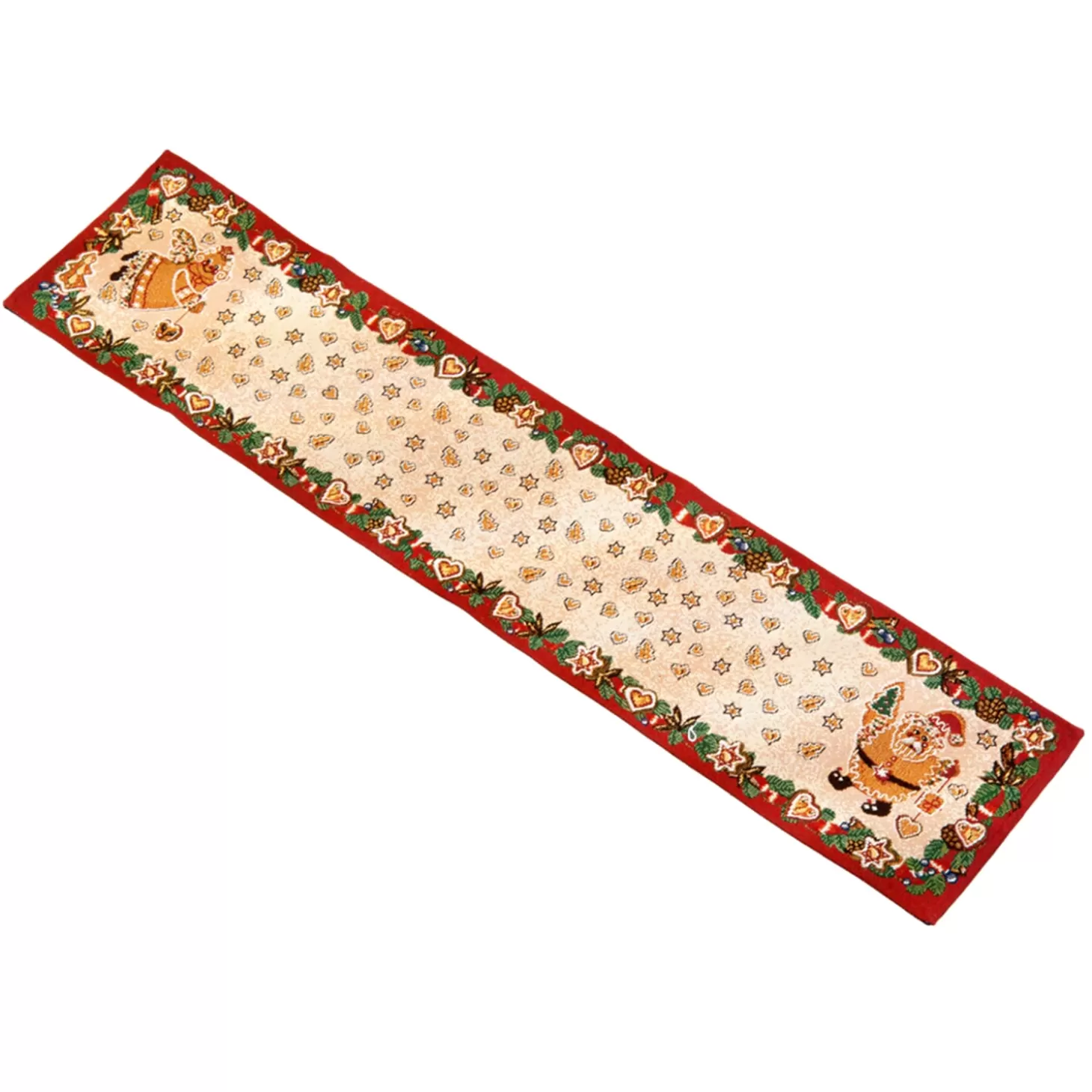 * Table Decorations>Table Ribbon "Gingerbreadtime" 20X96 Cm