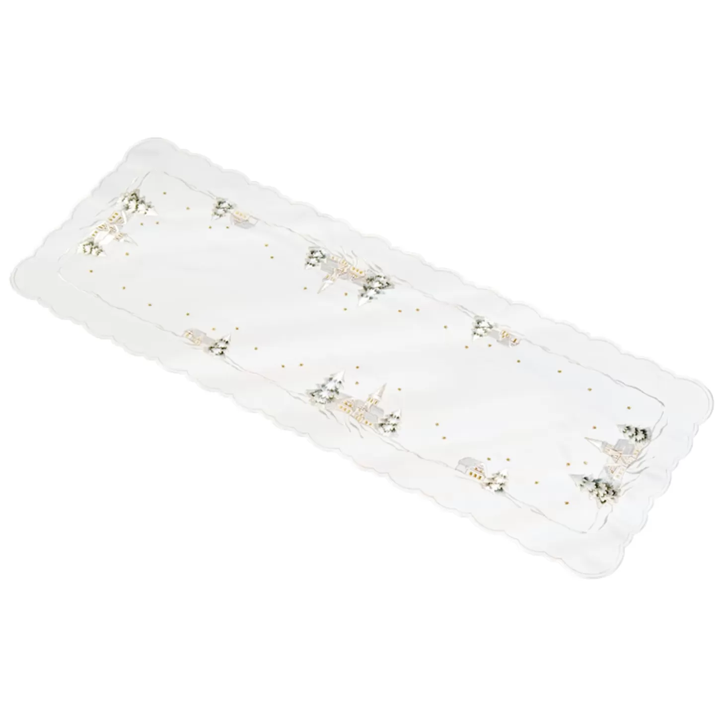 * Table Decorations>Table Runner "Winter Village" 40X115 Cm