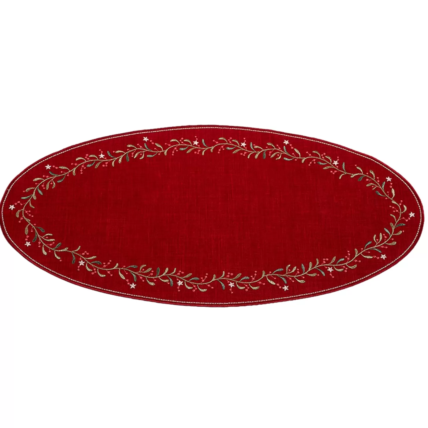 * Table Decorations>Tablecloth "Mistletoe" 11 X 22.8 Inch