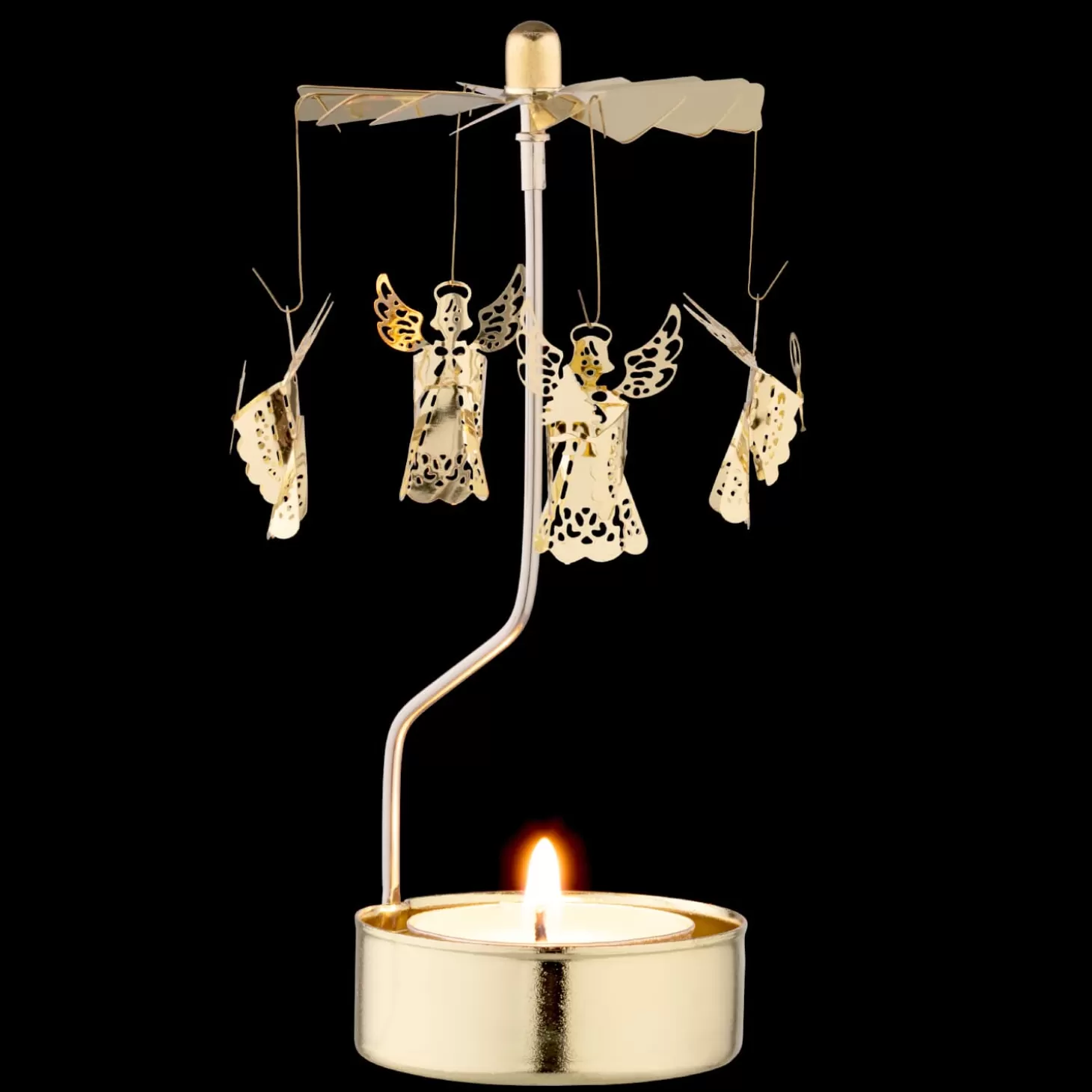 * Pyramids>Tealight Mobile "Heraldic Angels", Gold