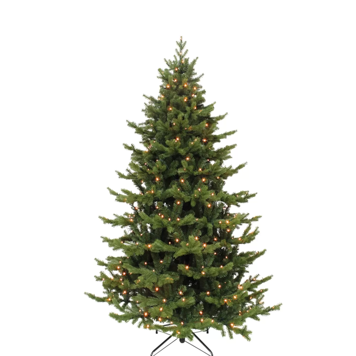 * Artificial Trees>Tree Sherwood Deluxe Green With Led Lighting, 84.65 Inch