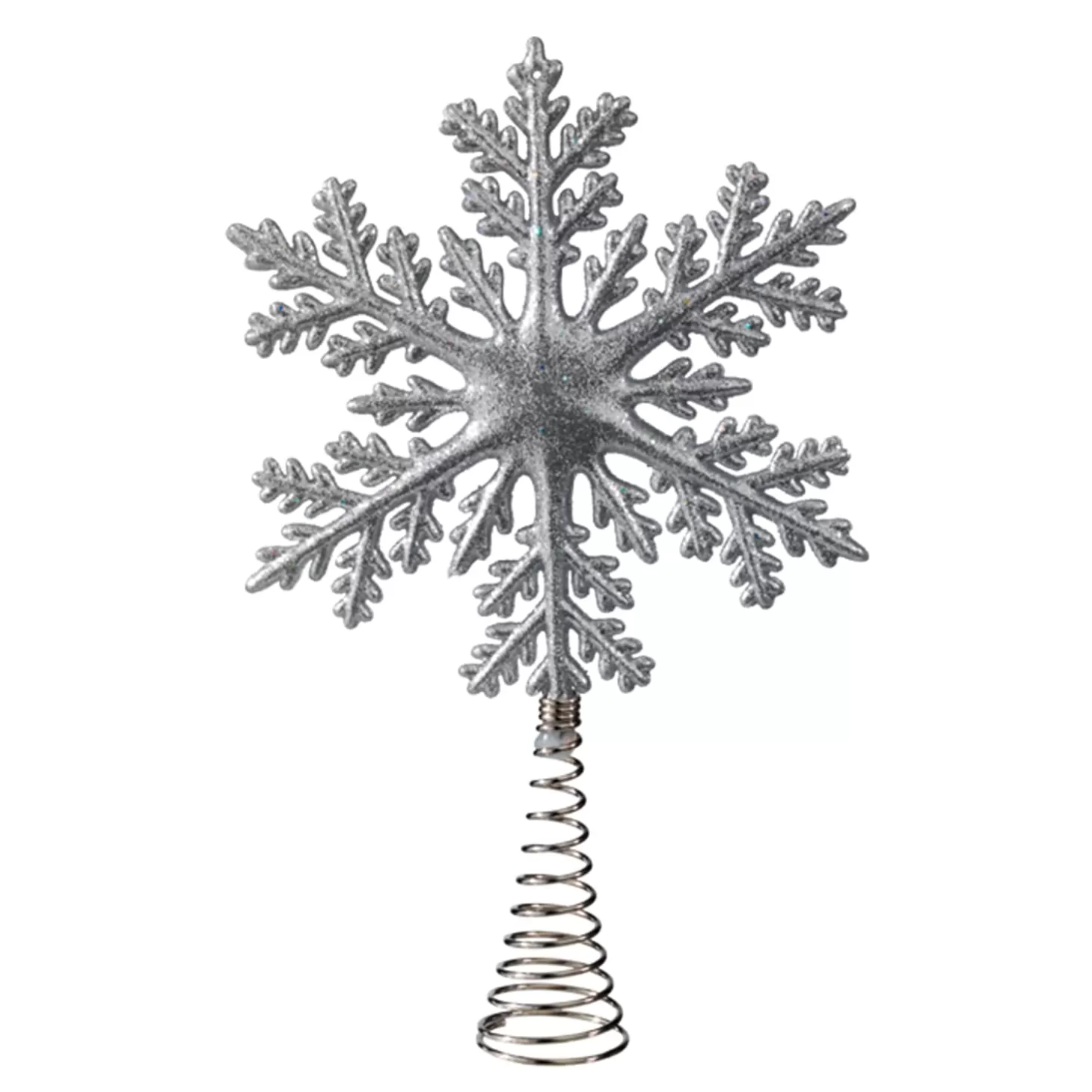 * Tree Topper>Tree Topper Snow Flake, Silver