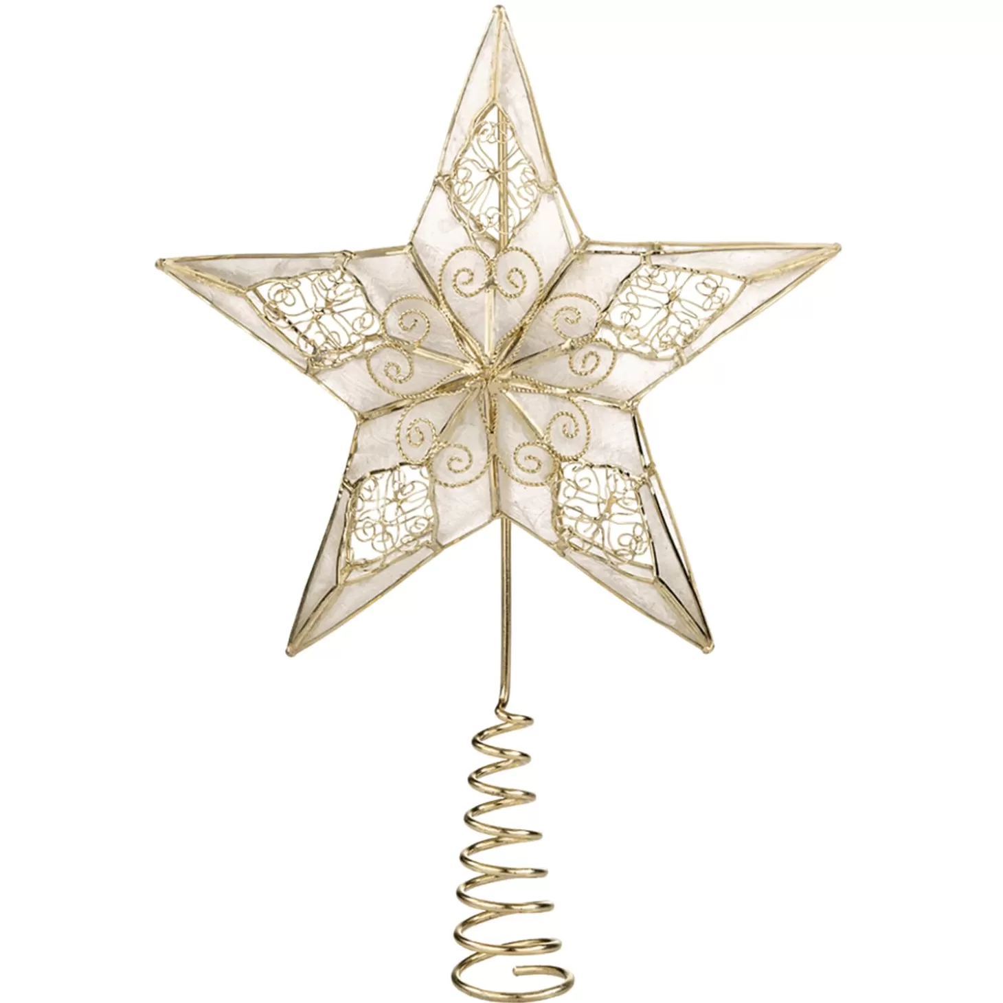 * Tree Topper>Tree Topper Star With Filigree Ornaments