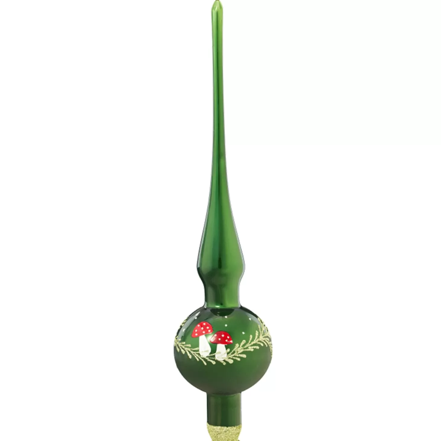 * Tree Topper>Tree-Topper Green With Mushrooms