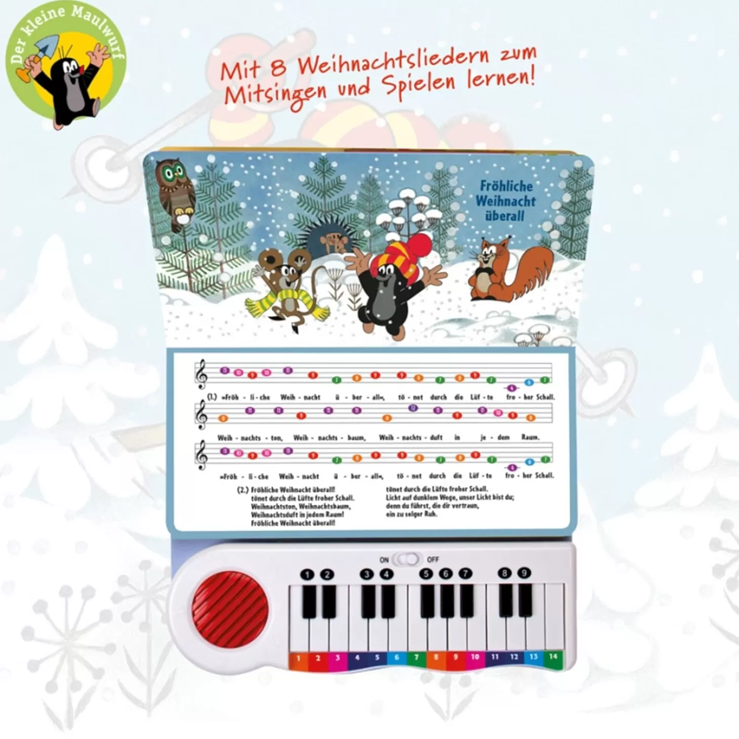 Trötsch Verlag Toys>Winter Piano Book "The Little Mole"