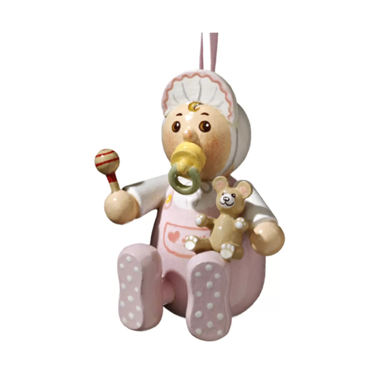 * Wood Tree Decorations>Wooden Buddy "Emma"