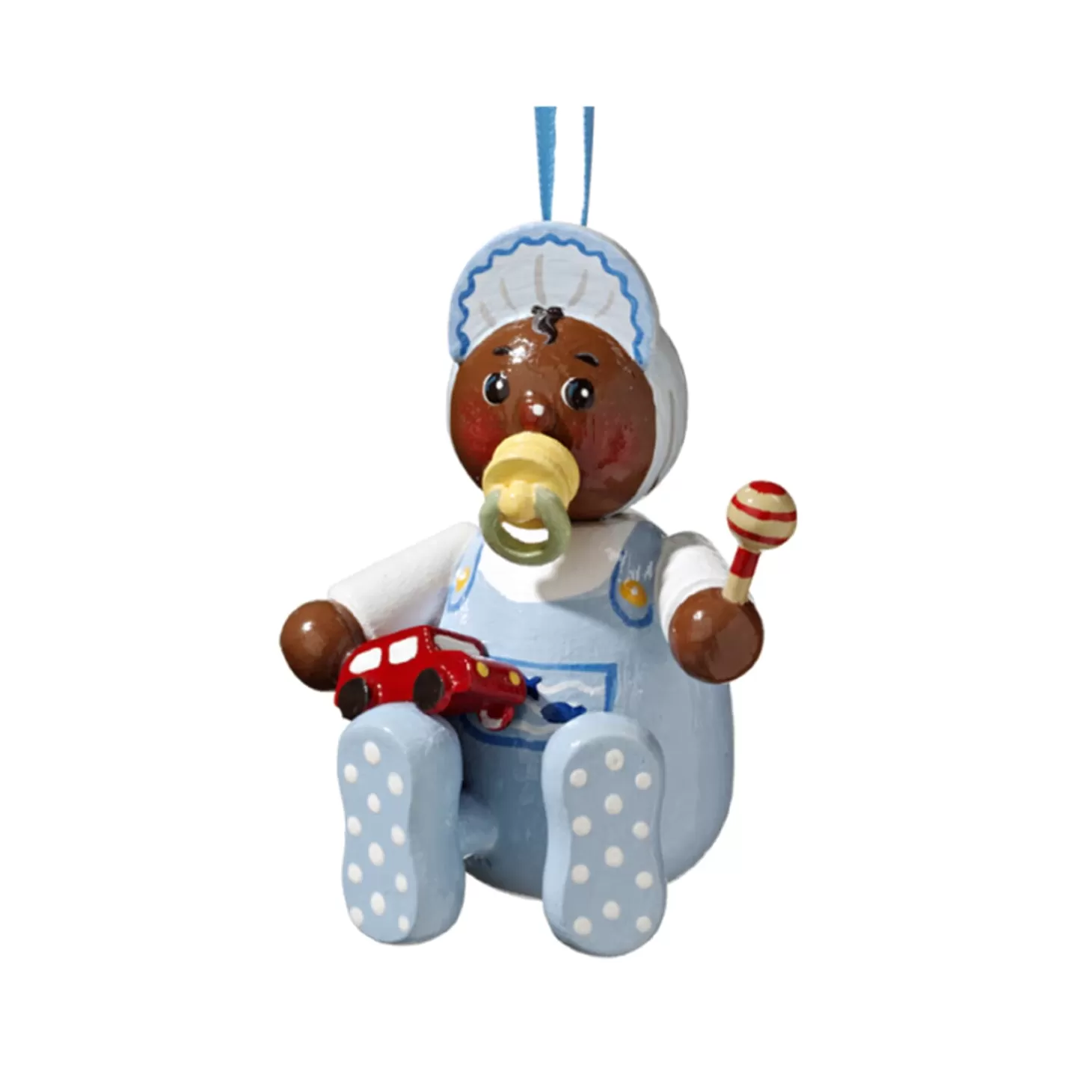 * Wood Tree Decorations>Wooden Buddy "Mike"