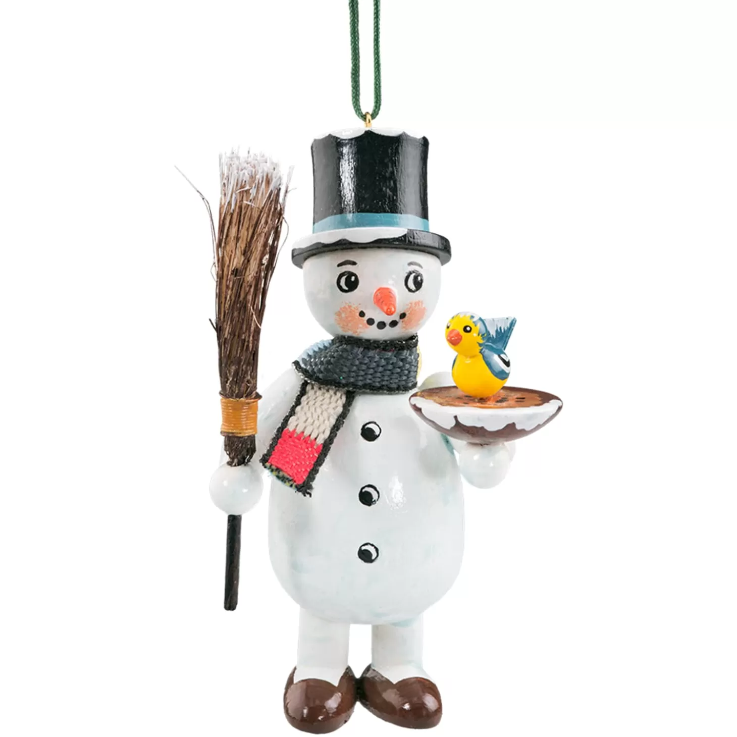 * Wood Tree Decorations>Wooden Buddy "Snowman"